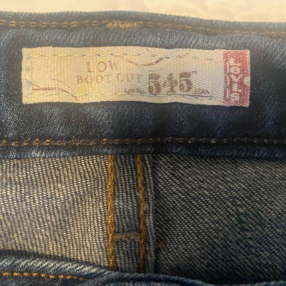 Levi’s 545 low boot cut jeans. Size 16 medium. Dark denim & nice condition. - Picture 6 of 13